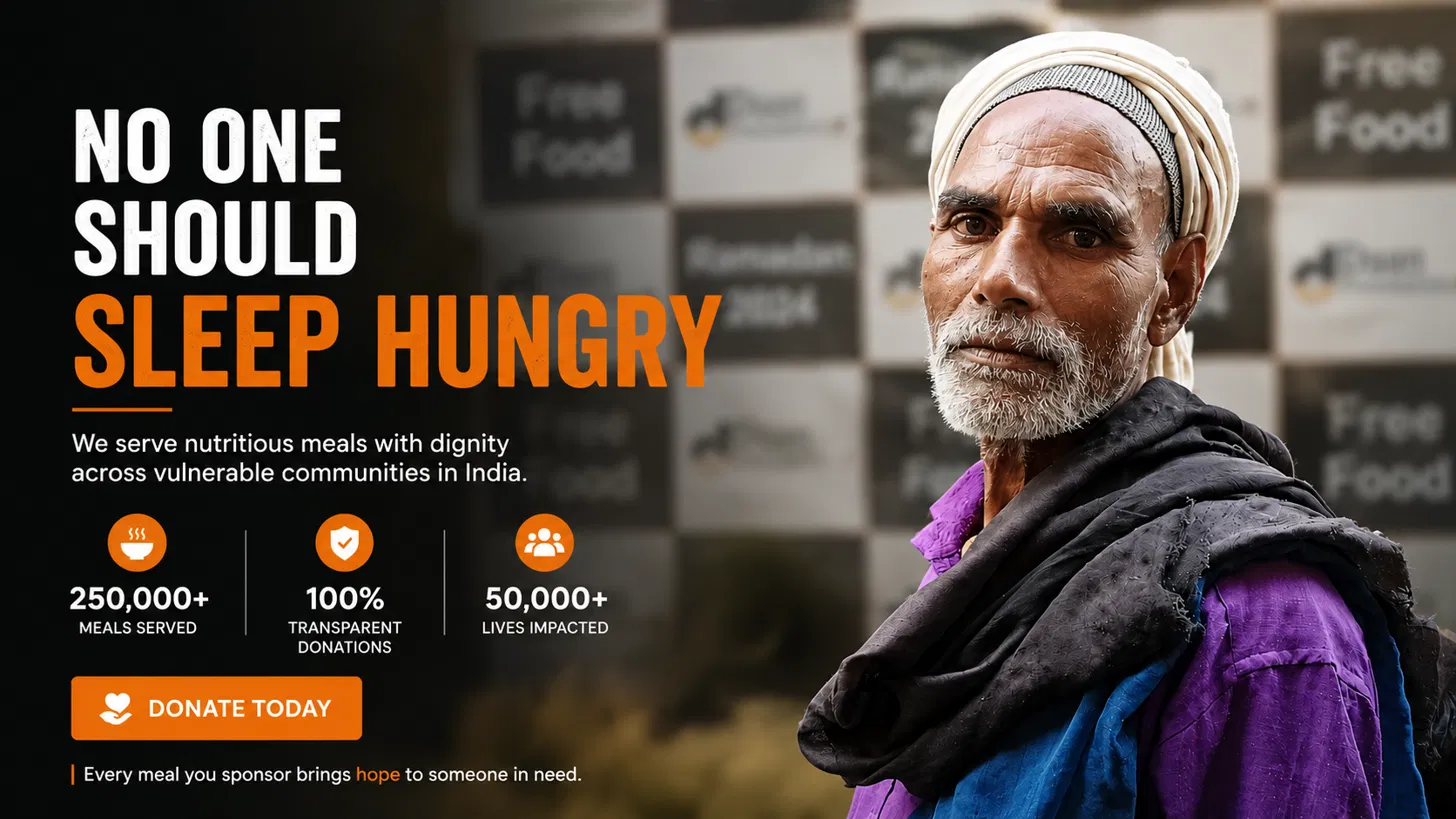 No one should sleep hungry — Daan Foundation