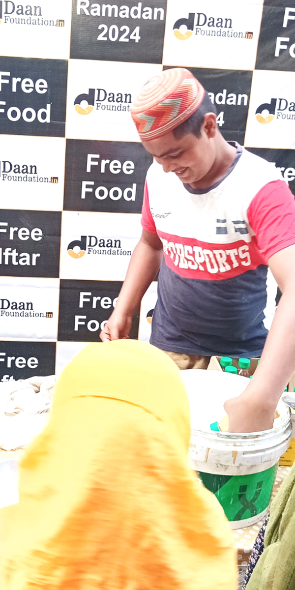 Zakat donation for poor in India